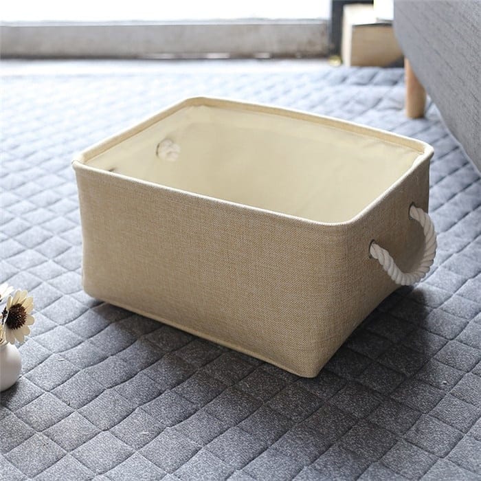 MARSEILLE fabric storage box, Colour: MASELLA 5 Beige · Size: 30 x 20 x 13 cm