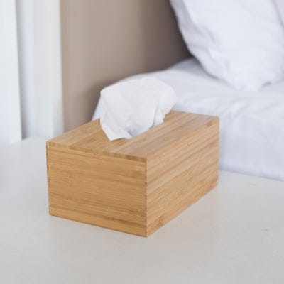 NIDELVA bamboo tissue box