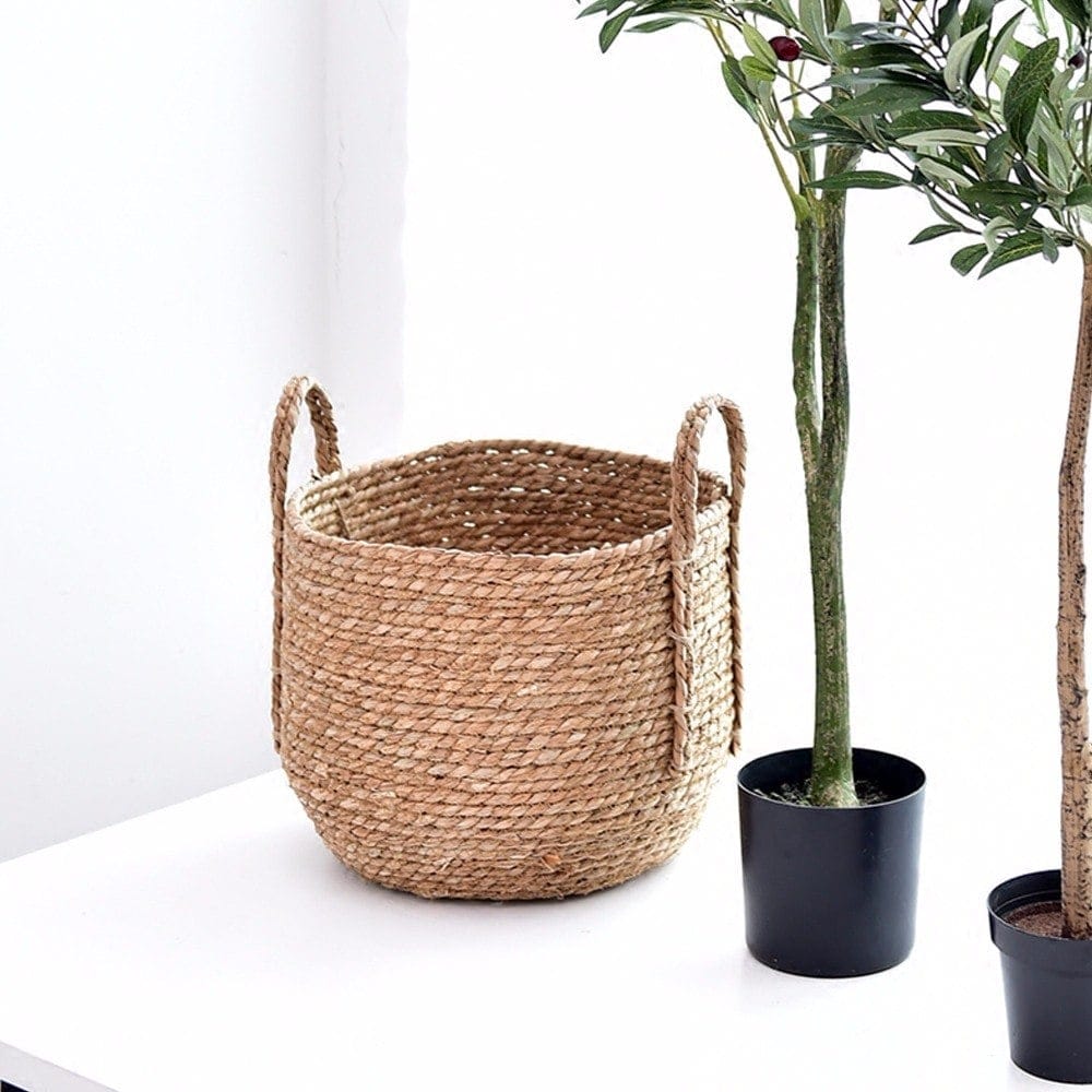 TRISTÁN round basket with handles, view 3