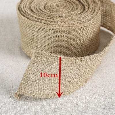 MENDELSSOHN jute hessian table runner, 10 cm