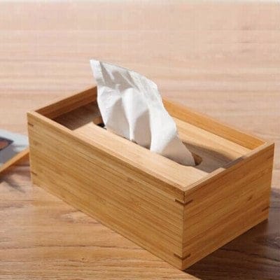 NIDELVA bamboo tissue box, A