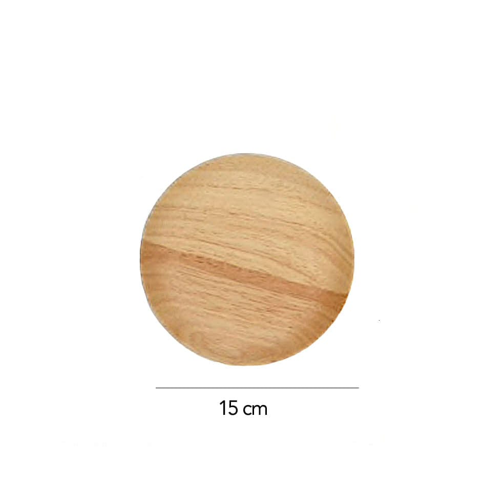 AMAZONIA wooden plates and trays, 150 mm