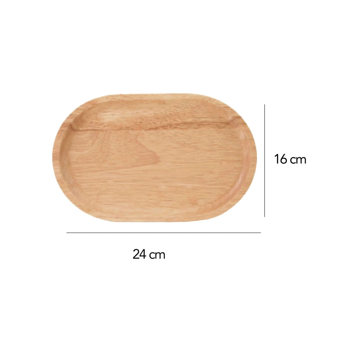 AMAZONIA wooden plates and trays, 240 x 160 mm