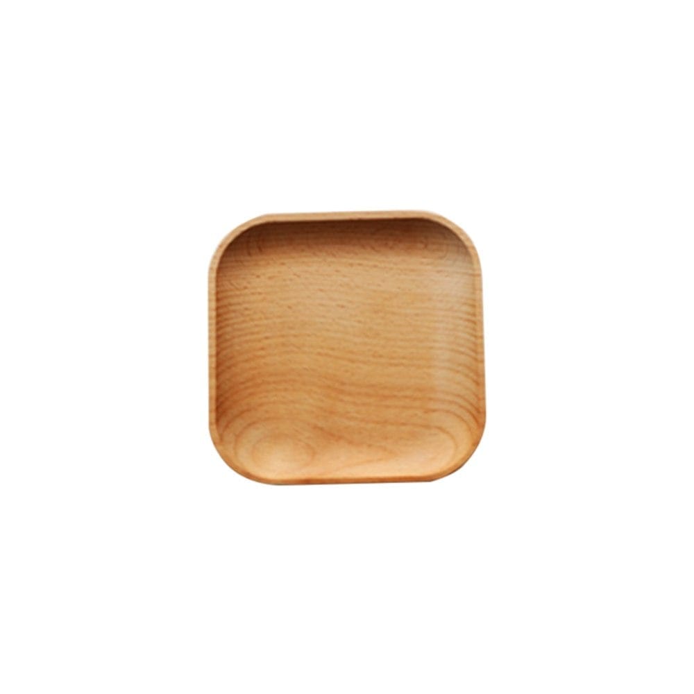 TOFFEE plate for cake or ice cream, Square, 12.8 cm