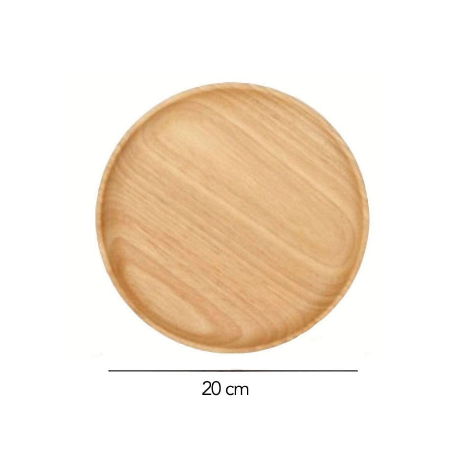 AMAZONIA wooden plates and trays, 200 mm