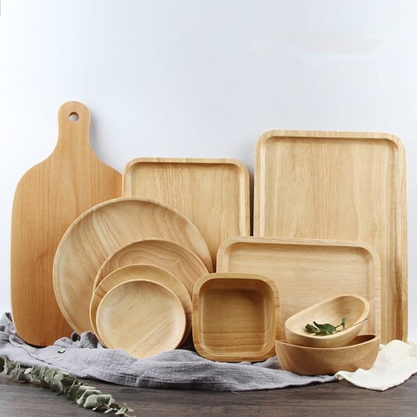 AMAZONIA wooden plates and trays
