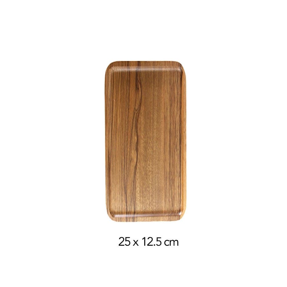 SERENGUETI zebrano wood boards and plates, MAGOME Mod. 5, 25 x 12.5 cm