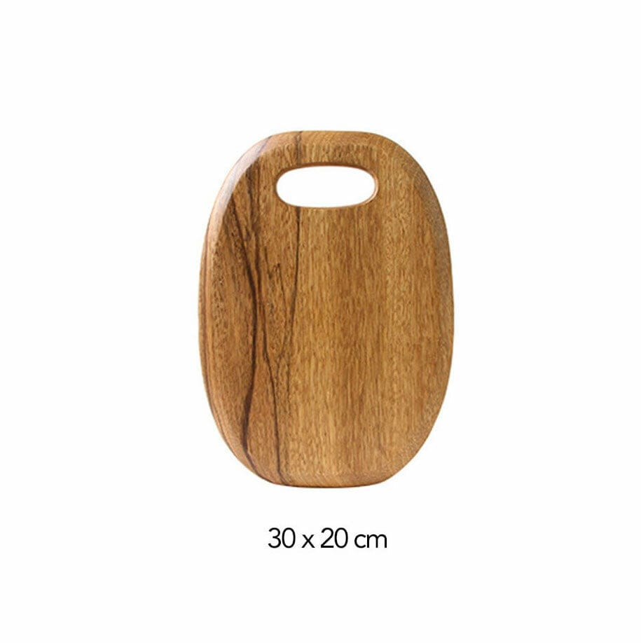 SERENGUETI zebrano wood boards and plates, MAGOME Mod. 15, 30 x 20 cm