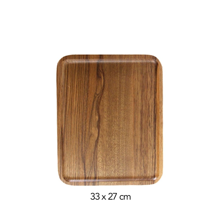 SERENGUETI zebrano wood boards and plates, MAGOME Mod. 10, 33 x 27 cm