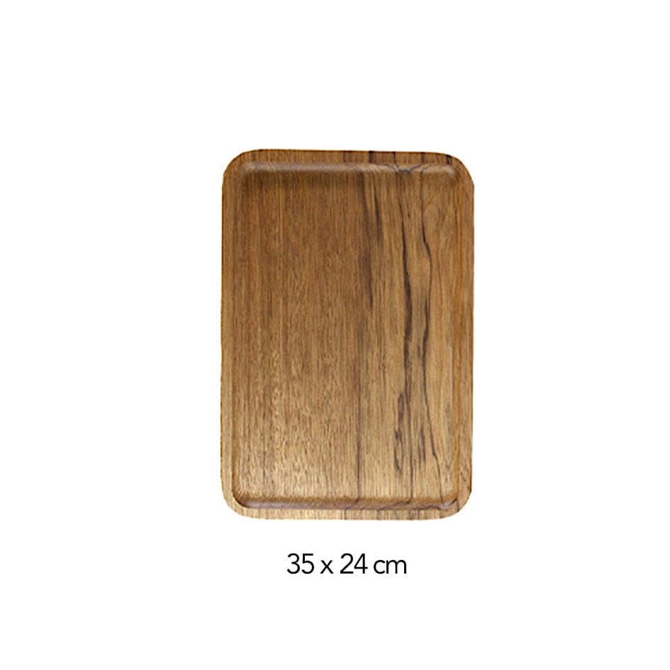 SERENGUETI zebrano wood boards and plates, MAGOME Mod. 13, 35 x 24 cm