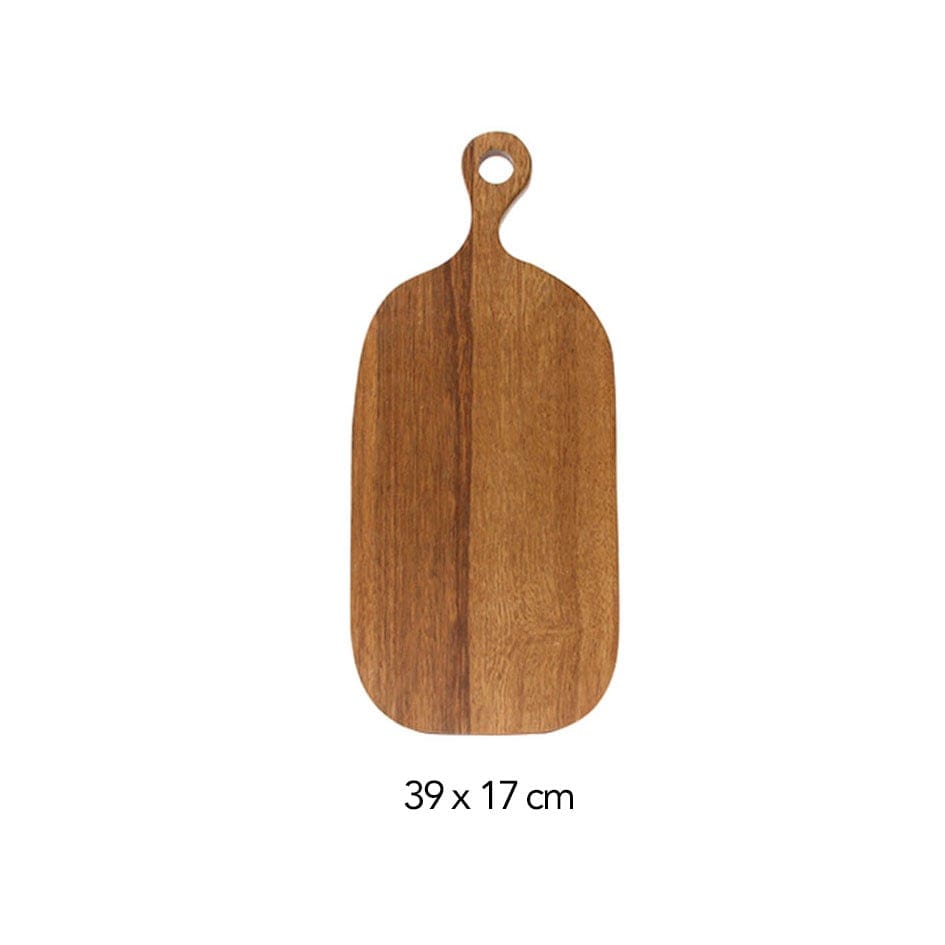 SERENGUETI zebrano wood boards and plates, MAGOME Mod. 14, 39 x 17 cm