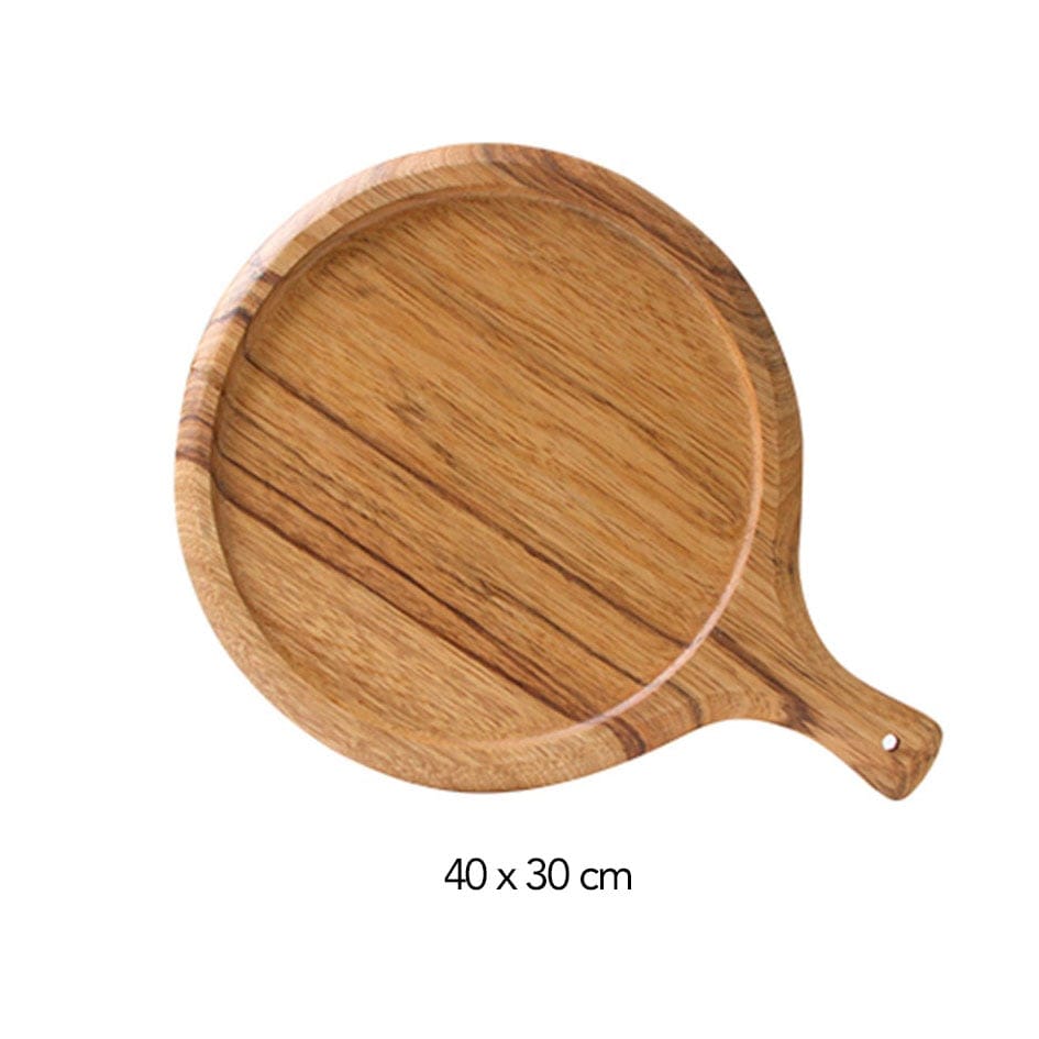 SERENGUETI zebrano wood boards and plates, MAGOME Mod. 11, 40 x 30 cm