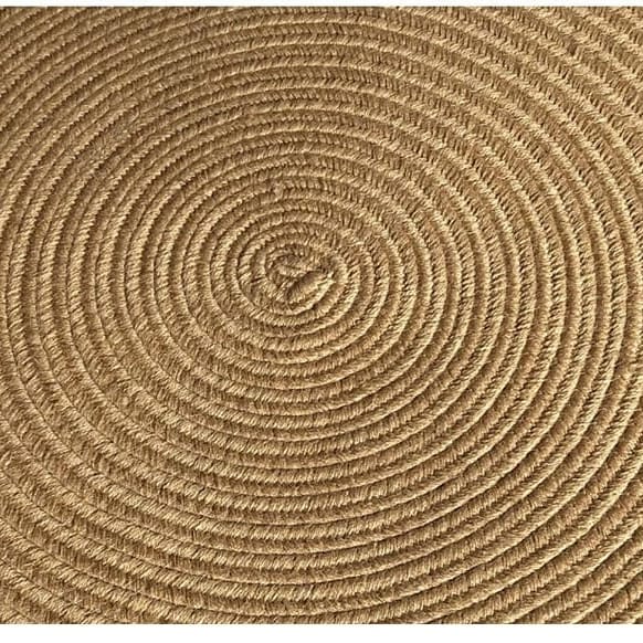 RECIA round jute rug