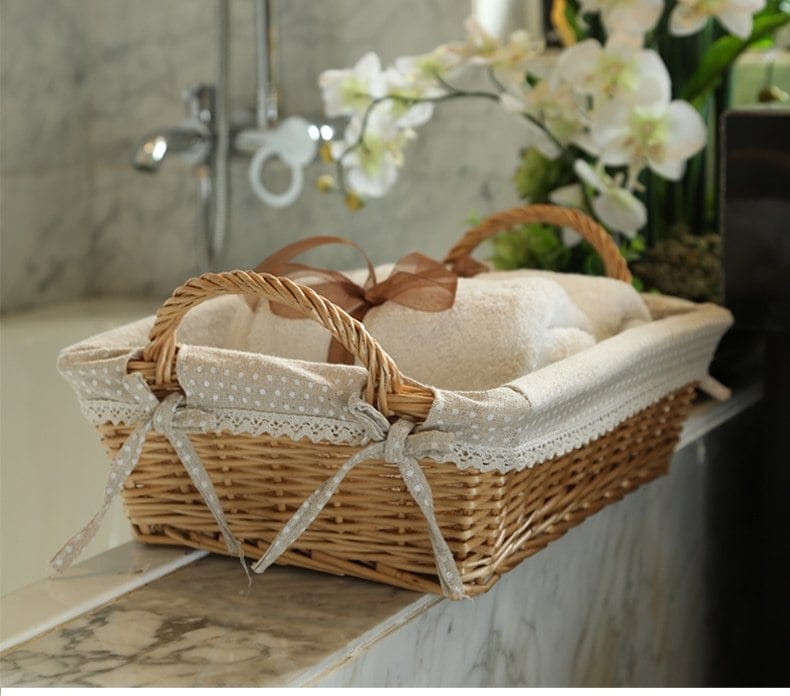LA LAVANDE rectangular wicker basket, view 2