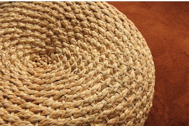 RYOKAN handmade natural pouffe, view 2