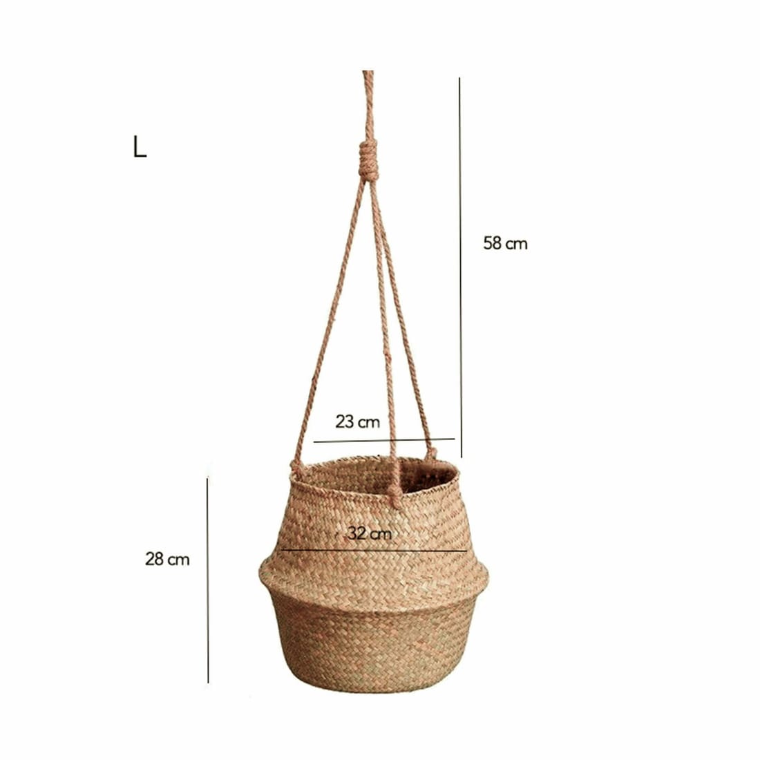 PAPUA hanging plant basket, PAPUA 3 L
