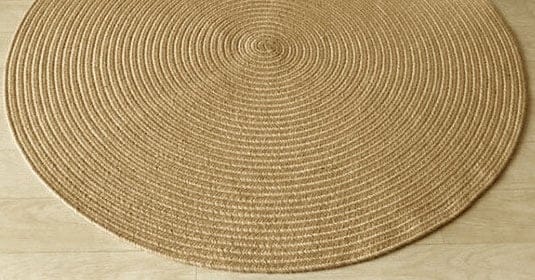 RECIA round jute rug, view 2
