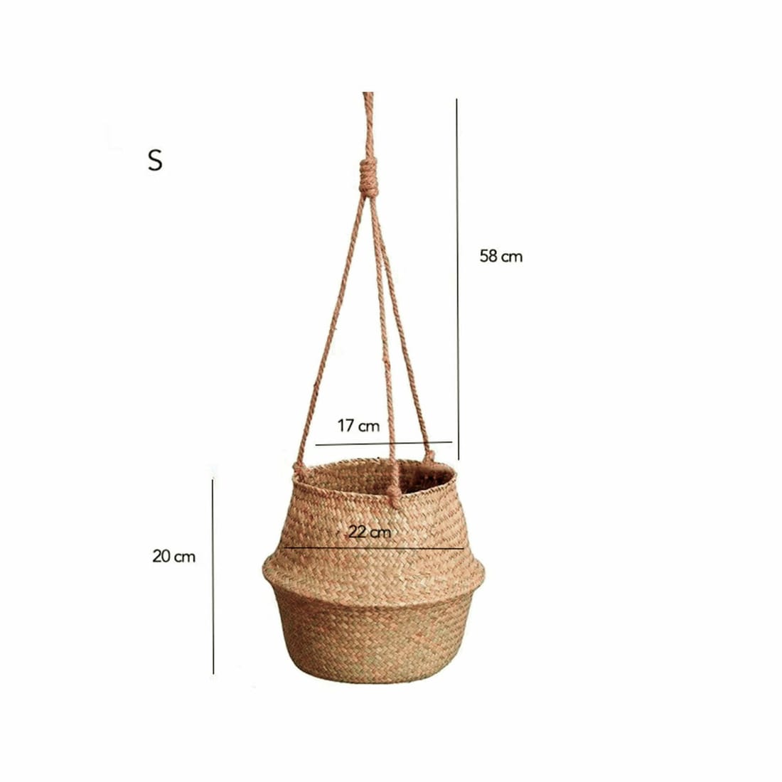 PAPUA hanging plant basket, PAPUA 1 S