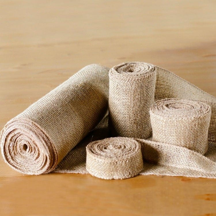 MENDELSSOHN jute hessian table runner