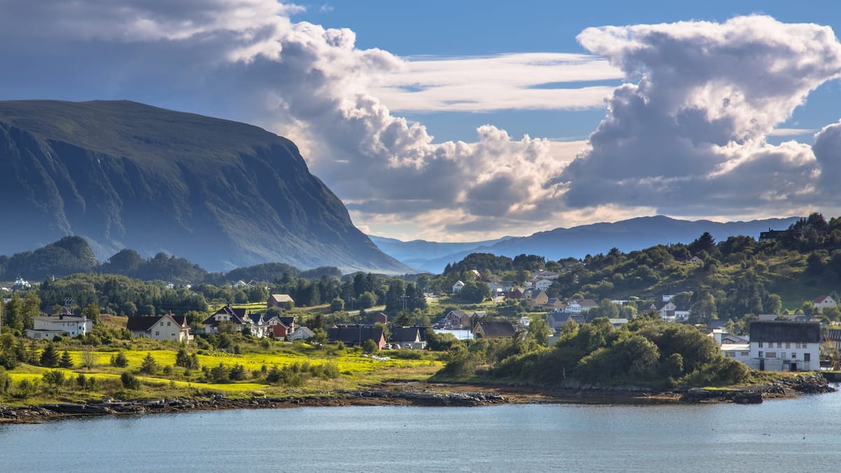 A village set in the Norwegian landscape: Nordic style has a lot in common with the sustainable home