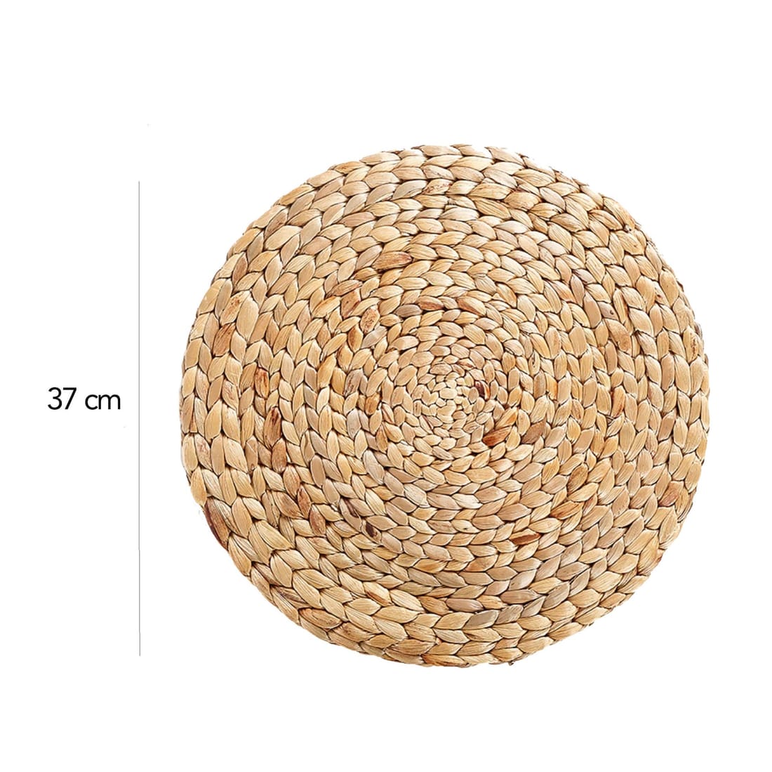 TÚ Y YO natural fibre placemat, YANGON 3: two placemats, 37 cm